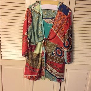 CAbi tunic with Loft tank